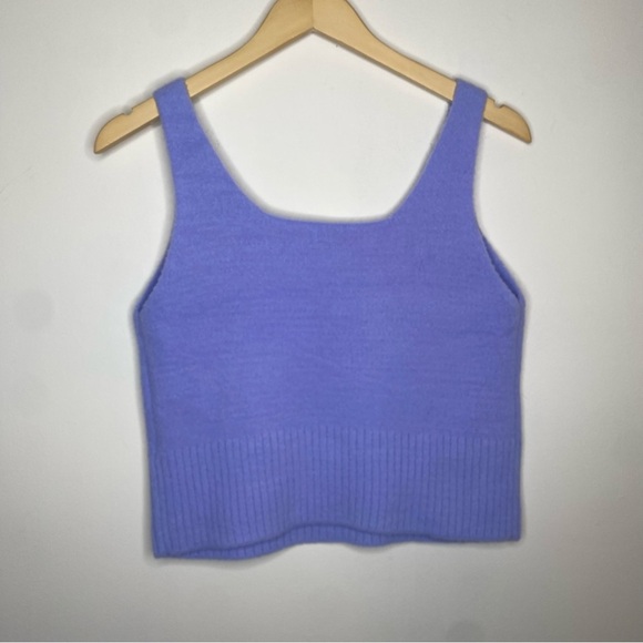 Target •A New Day• Lavender Cropped Sweater Tank Top Size Medium - Picture 2 of 4